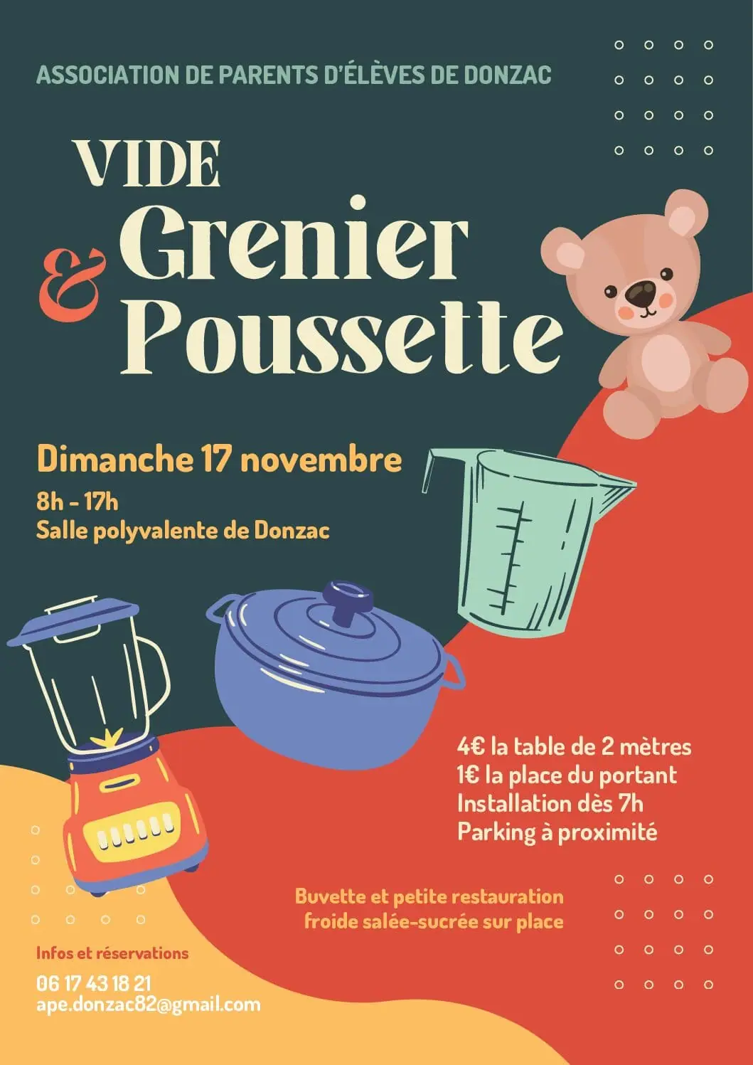 Affiche : Flyer vide grenier